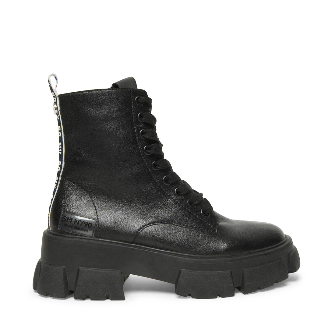 Tanker Bootie Black Leather