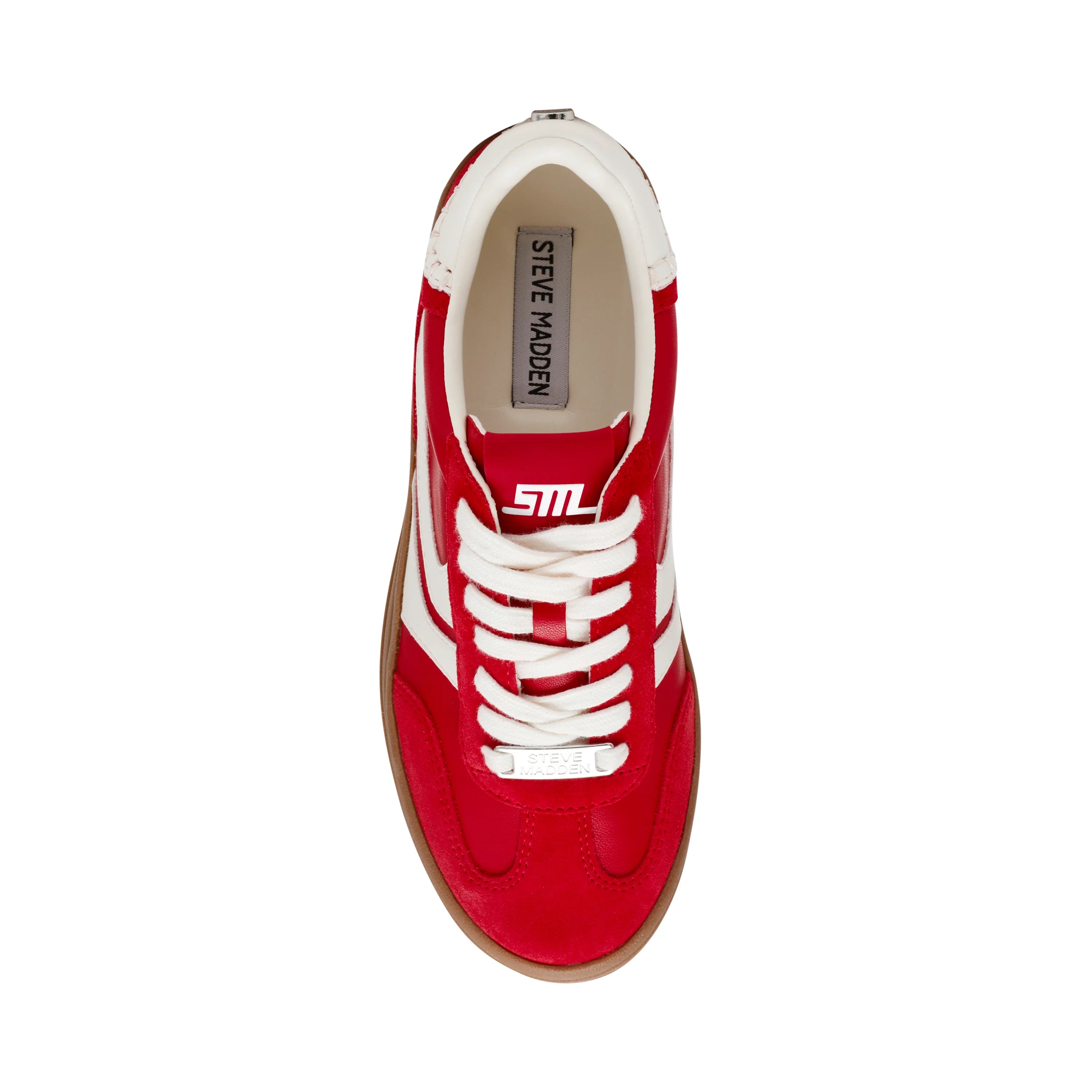 Off-Track Red Suede