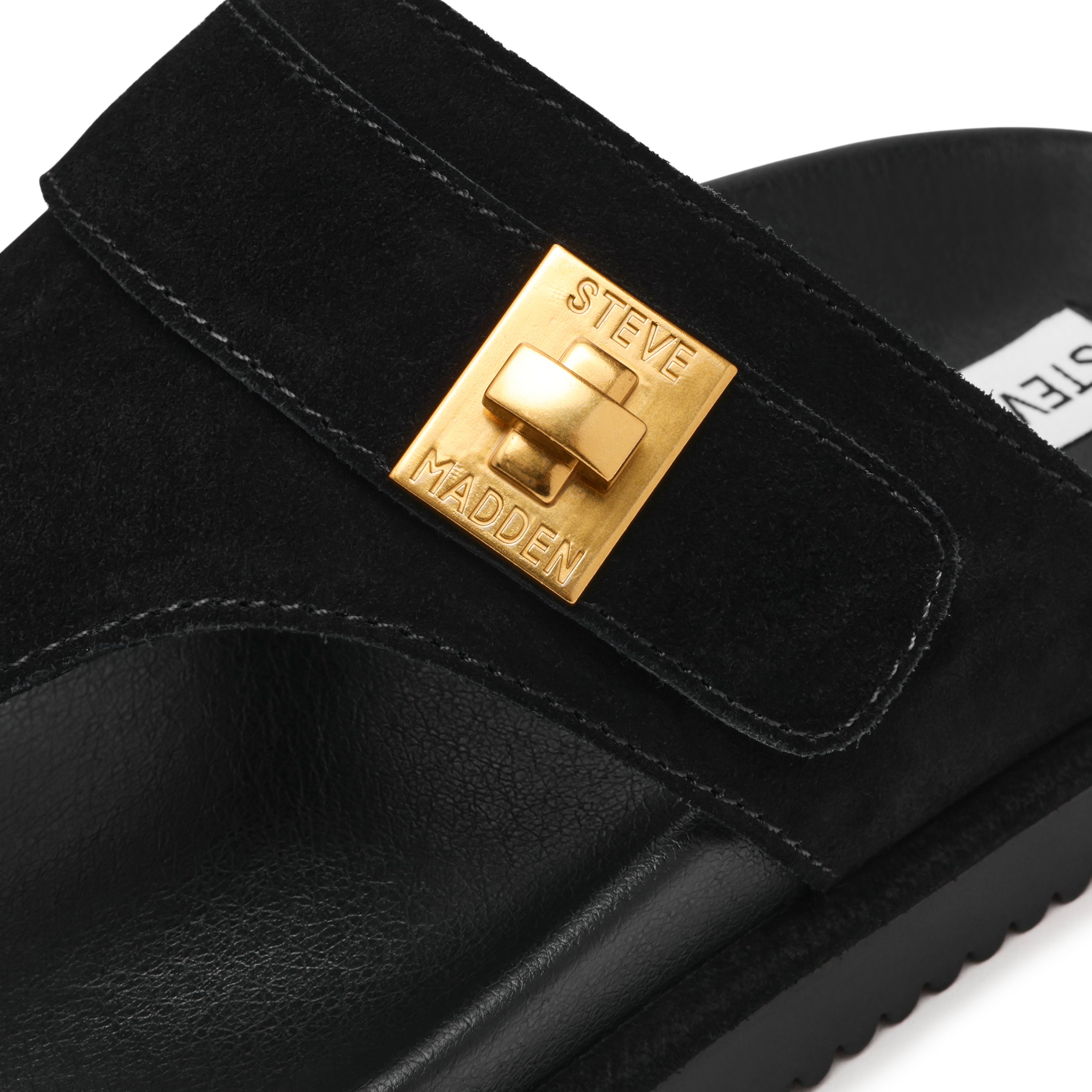 Tuned-In Black Suede