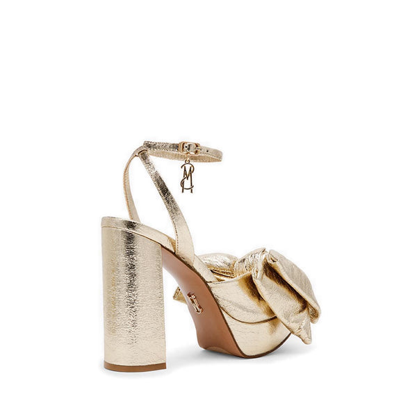 Lively Heeled Sandals Gold