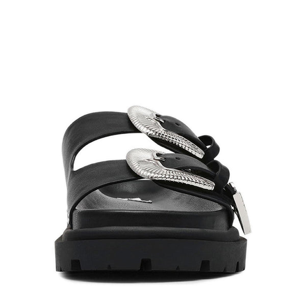 Outcast Sandal Black Action Leather