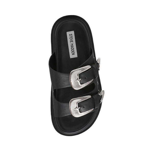 Outcast Sandal Black Action Leather