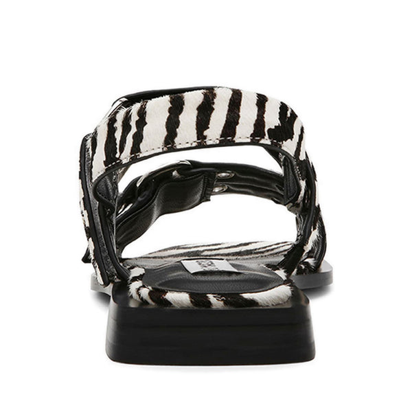 Saria-LE Flat Sandals Black/Zebra