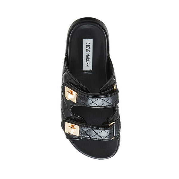 Schmona-CN Slides Black Leather