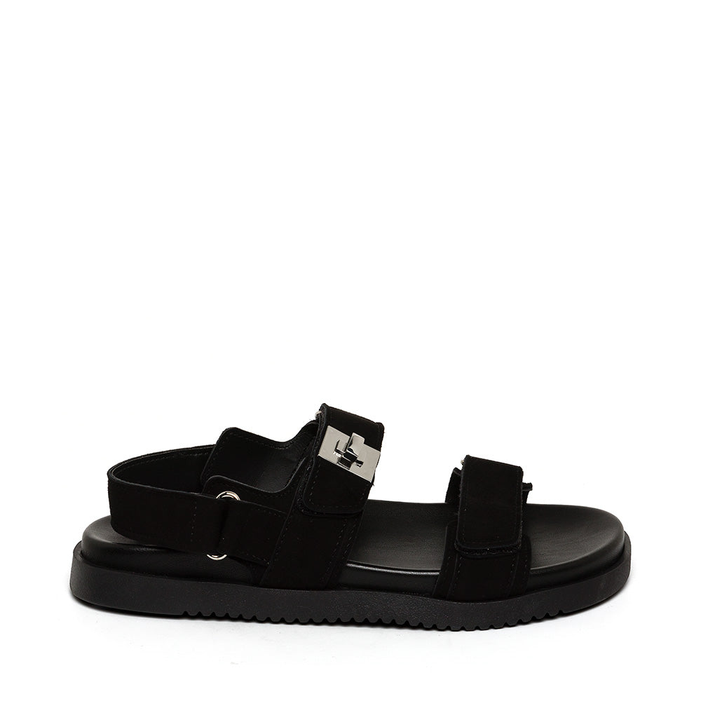 Mona-E Black Suede