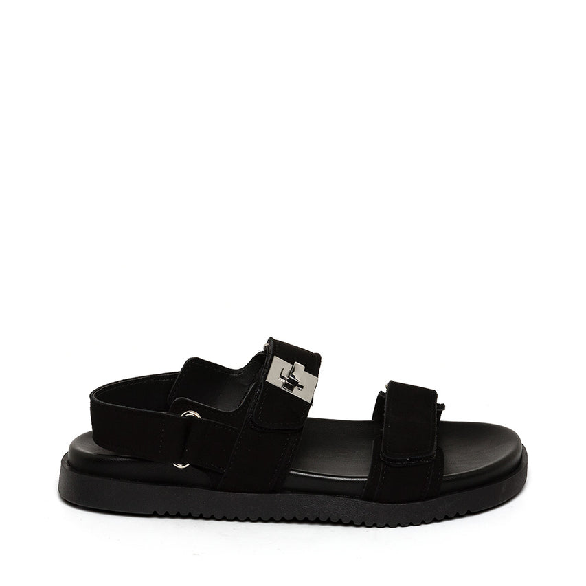 Mona-E Black Suede
