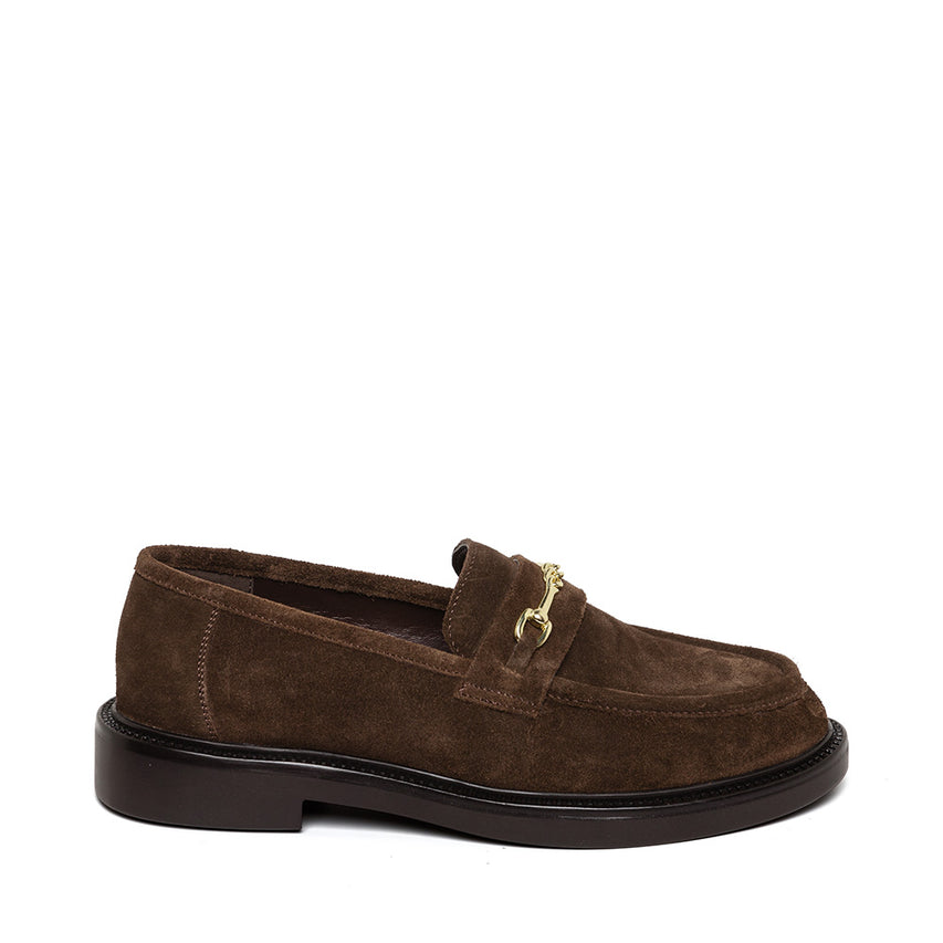 Huddles Brown Suede