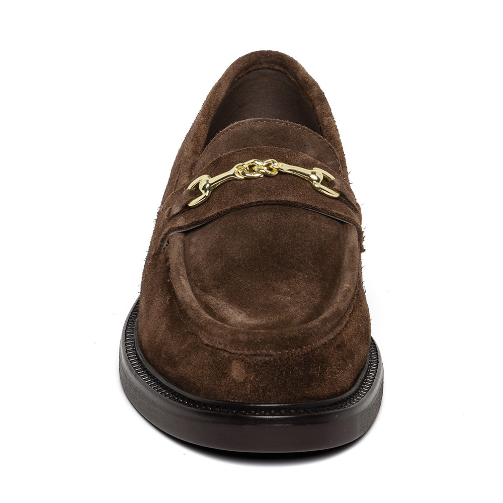 Huddles Brown Suede