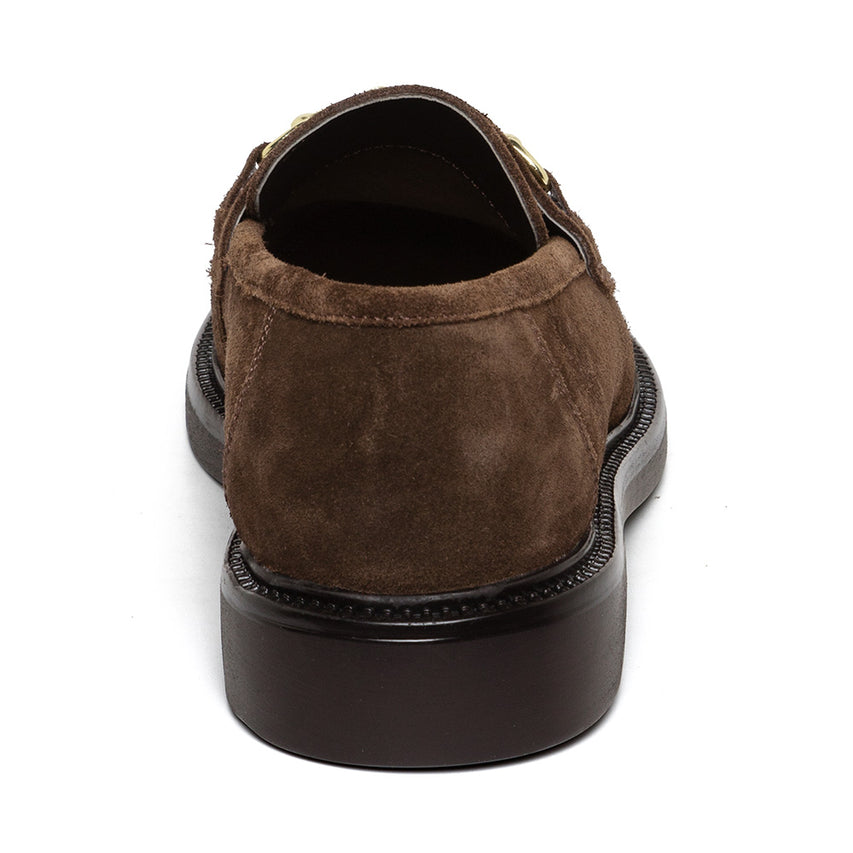Huddles Brown Suede
