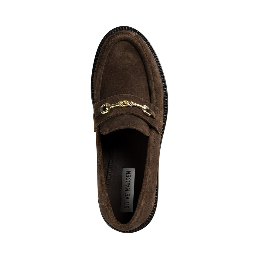 Huddles Brown Suede