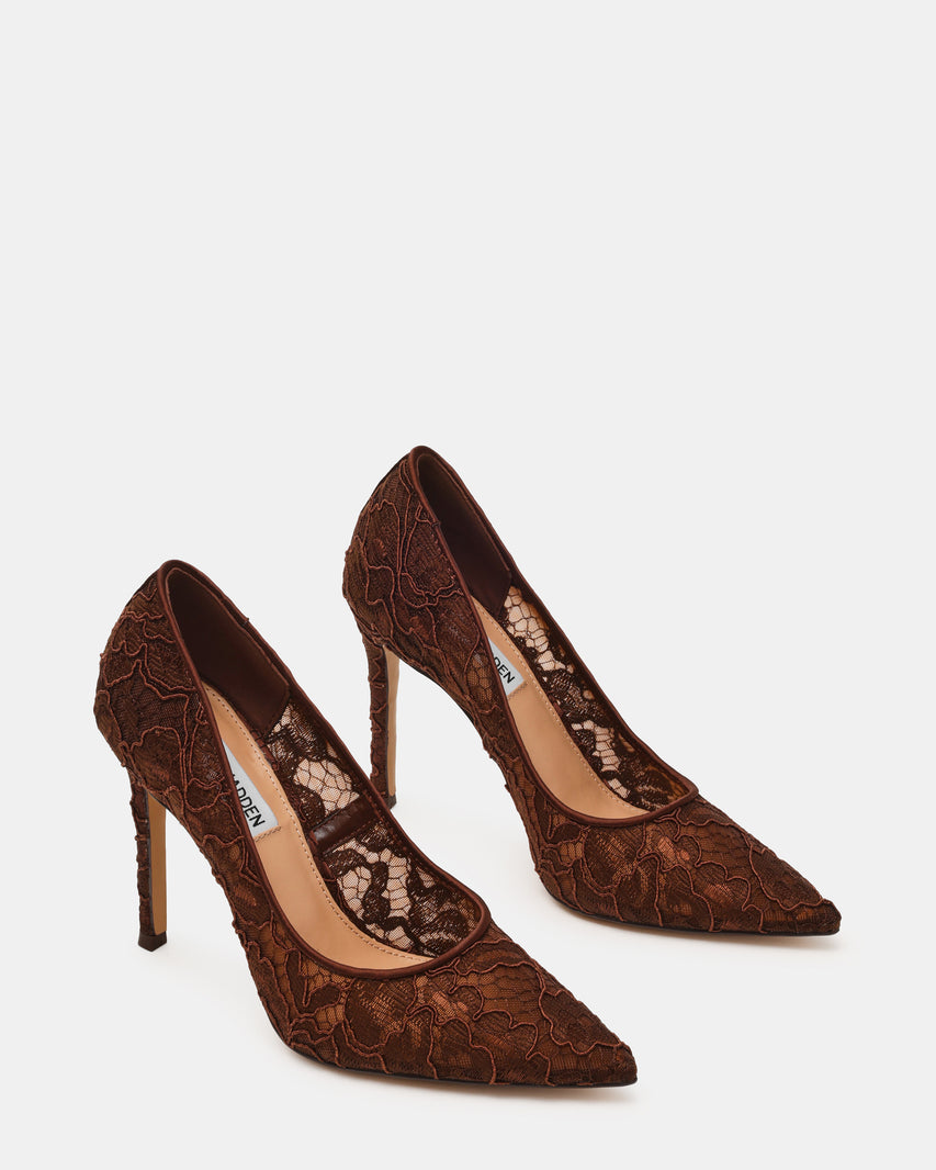 Evelyn-L Brown Lace - view 2
