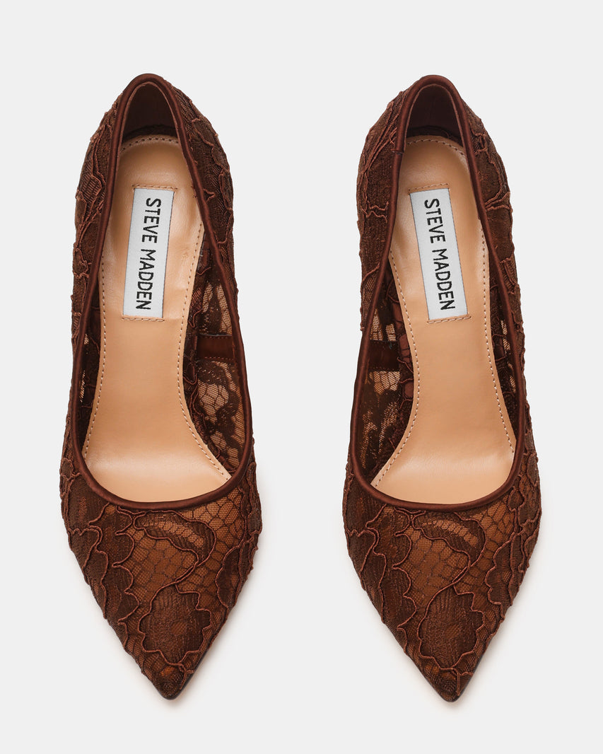 Evelyn-L Brown Lace - view 4