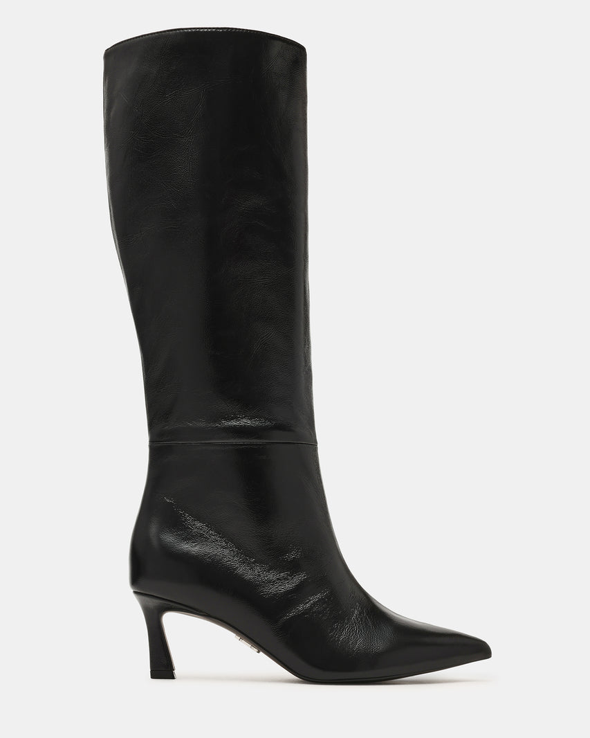 Lavan Black Crinkle Patent