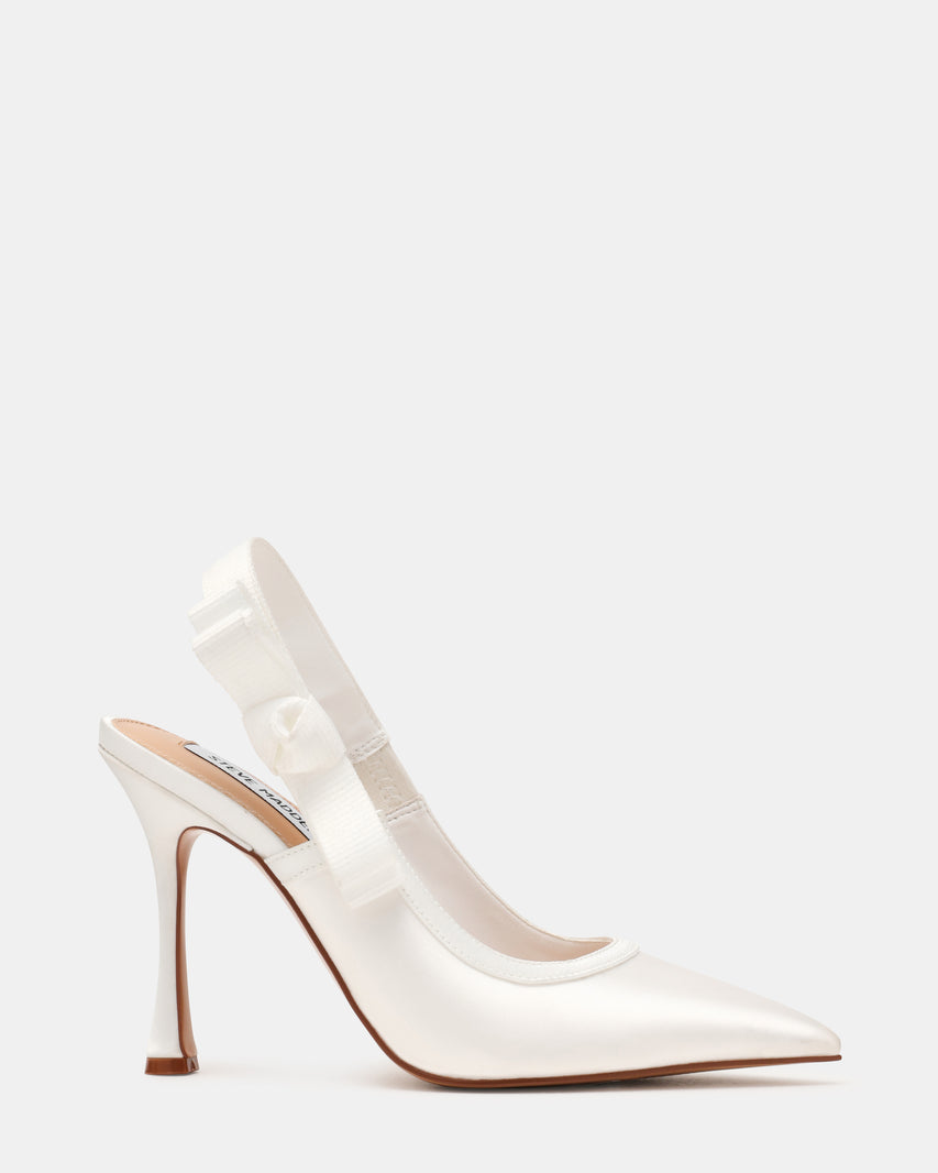 Brylie White Satin