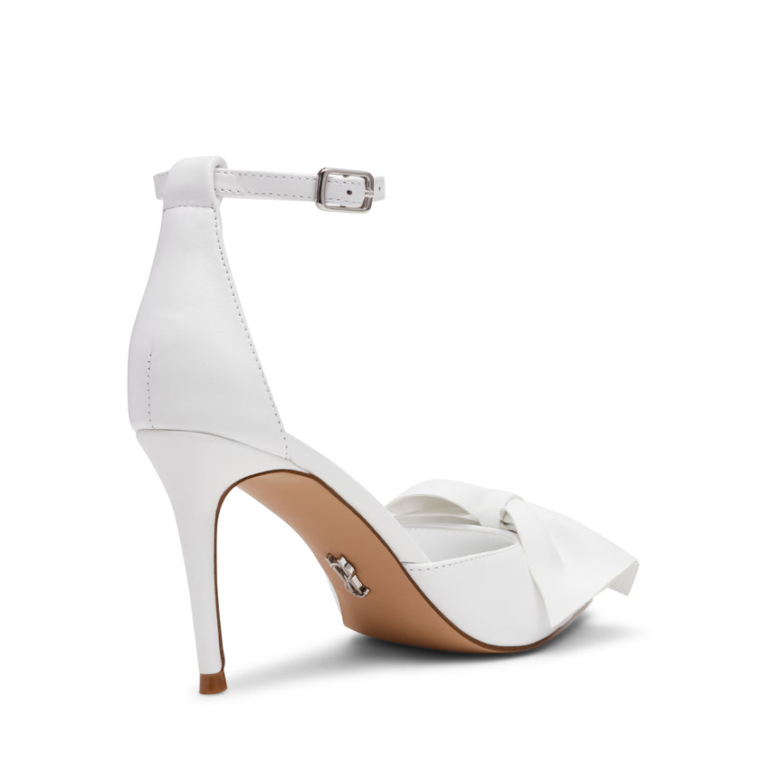 Lorina Bright White Leather