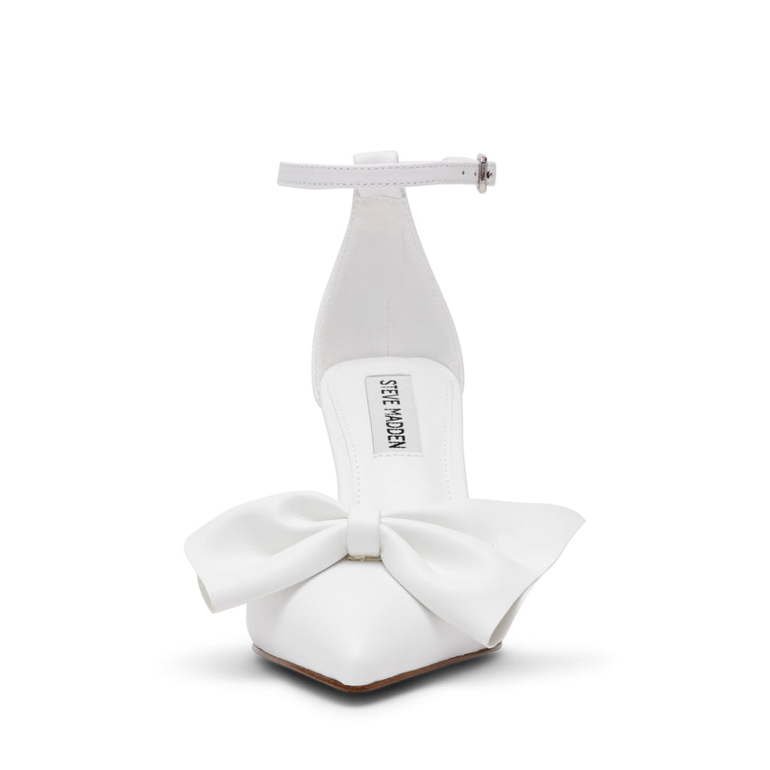 Lorina Bright White Leather