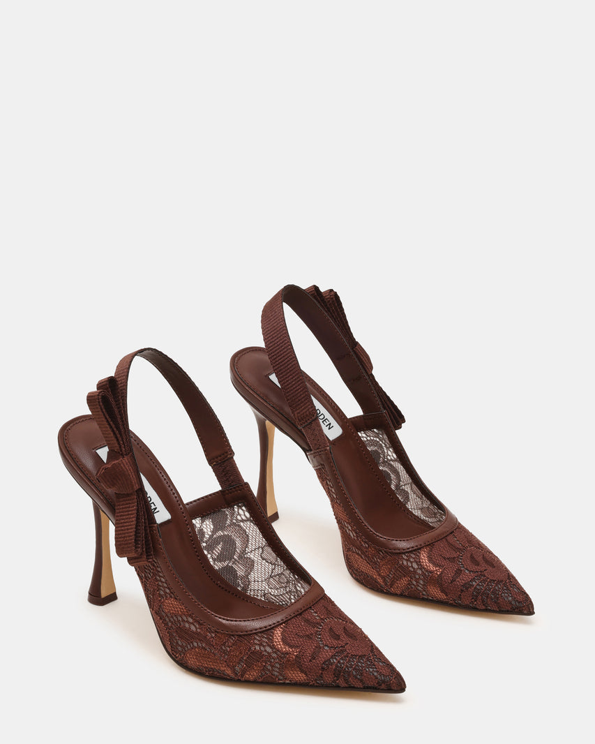 Brylie-L Brown Lace - view 2