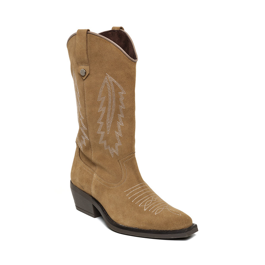 Wallace Taupe Suede