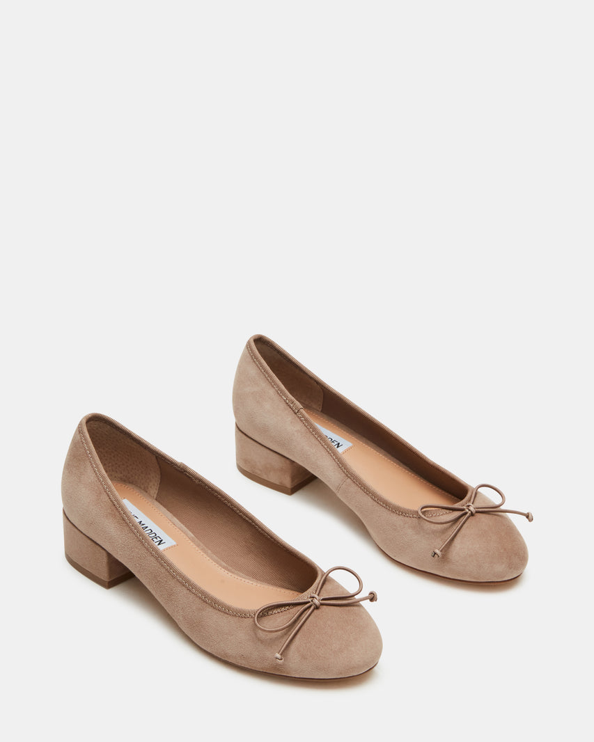 Cherisher Taupe Suede