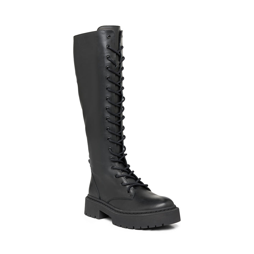 Germaine Black Leather