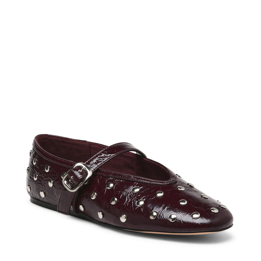 Archer Cherry Lacq Leather
