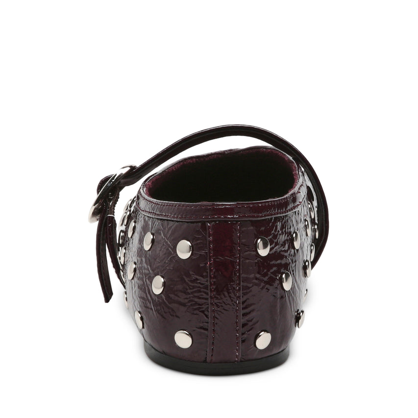 Archer Cherry Lacq Leather