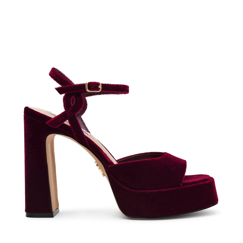 Miliana Dark Cherry Suede