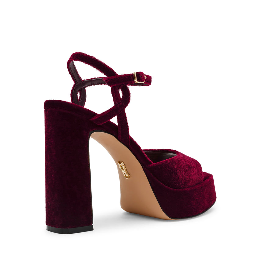 Miliana Dark Cherry Suede