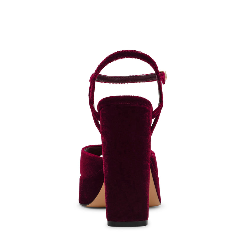 Miliana Dark Cherry Suede