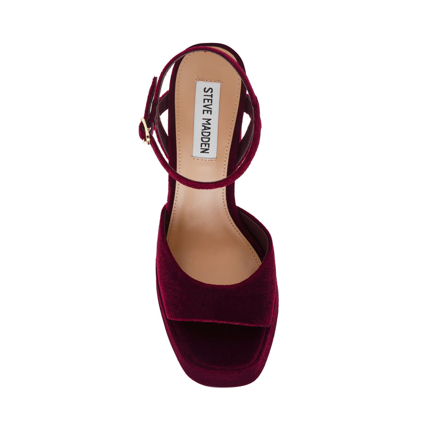 Miliana Dark Cherry Suede