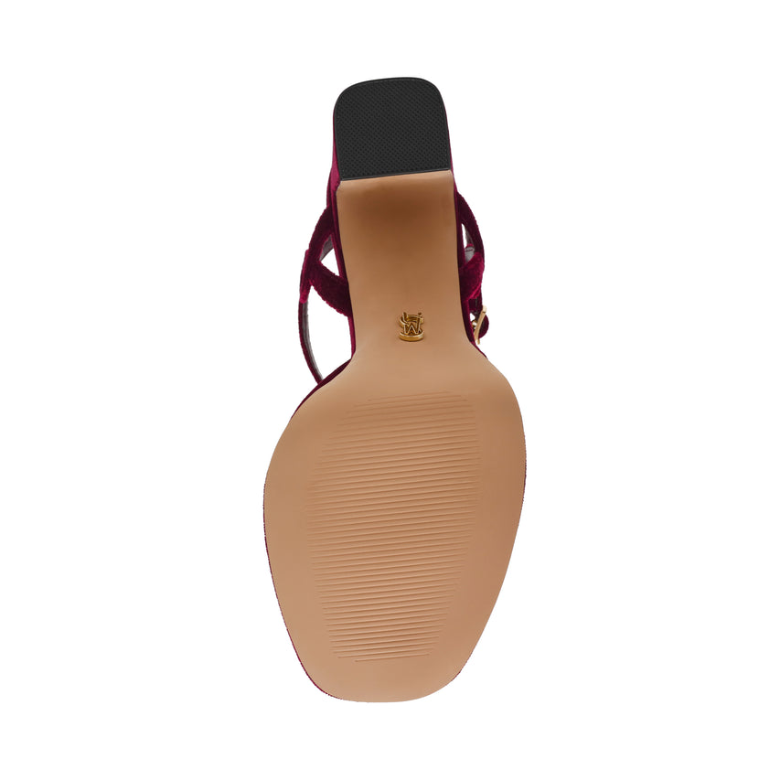 Miliana Dark Cherry Suede