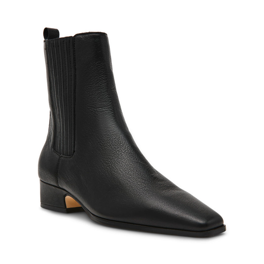 Dusty Black Leather