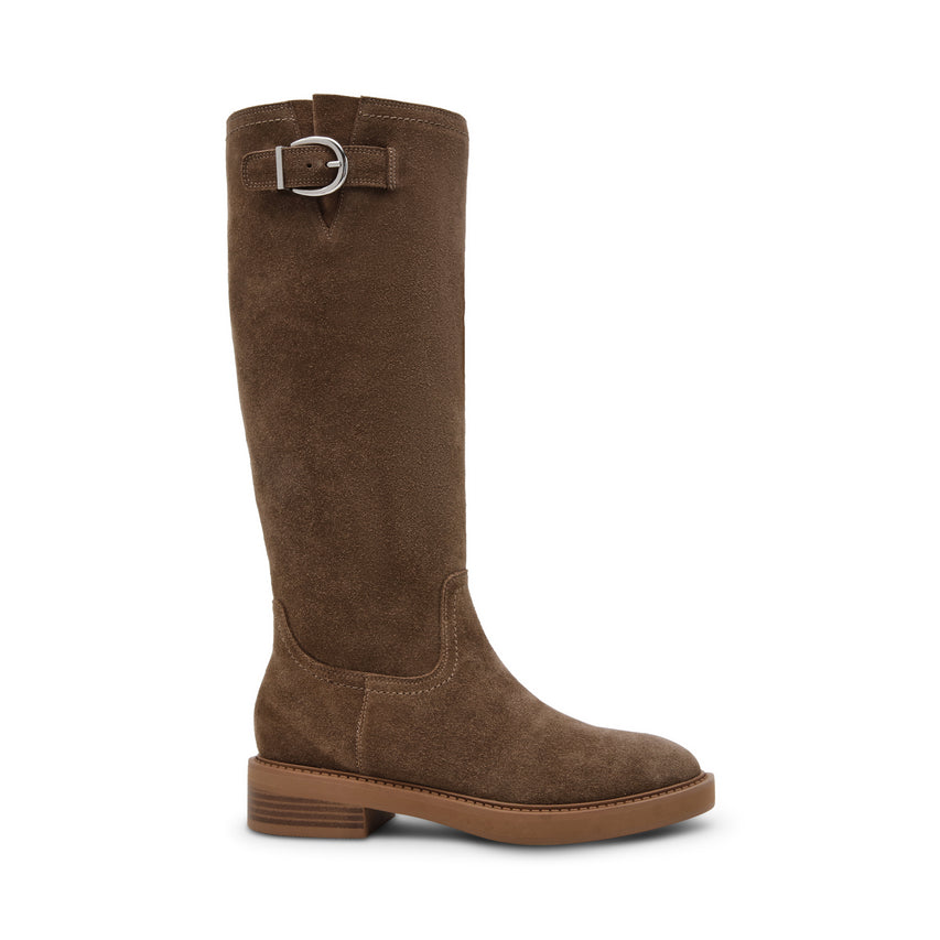 La Rue Taupe Suede