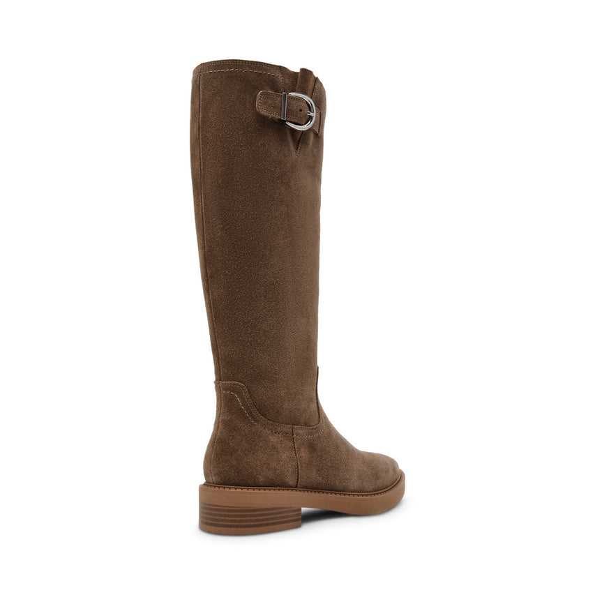 La Rue Taupe Suede