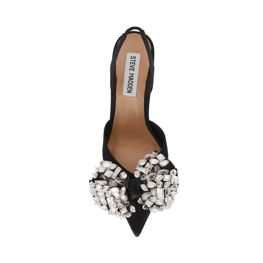 Lovie Black Satin