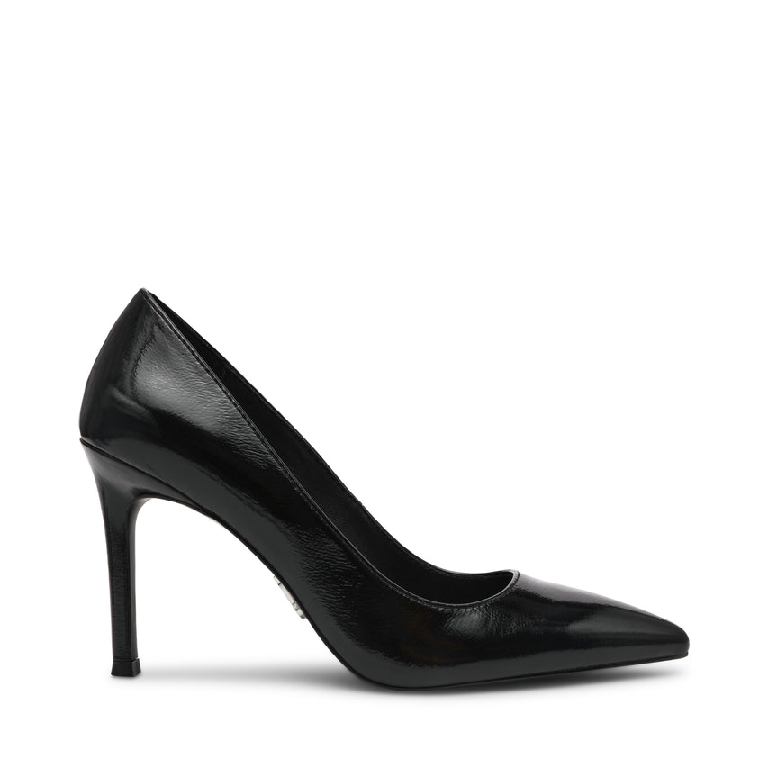 Secured Black Leather