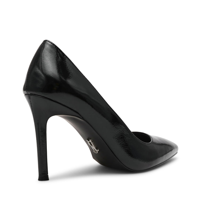 Secured Black Leather