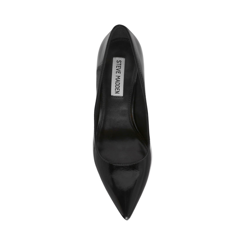 Secured Black Leather