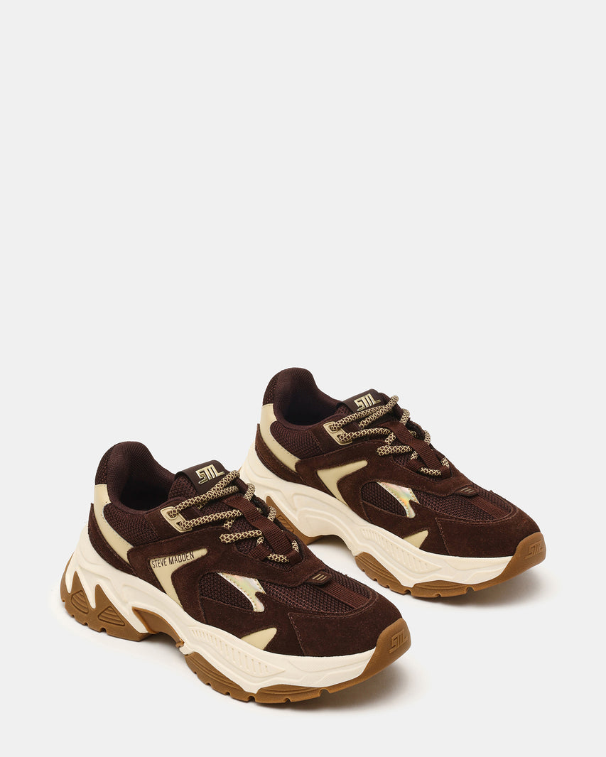 Ample Chocolate Brown Suede - view 2