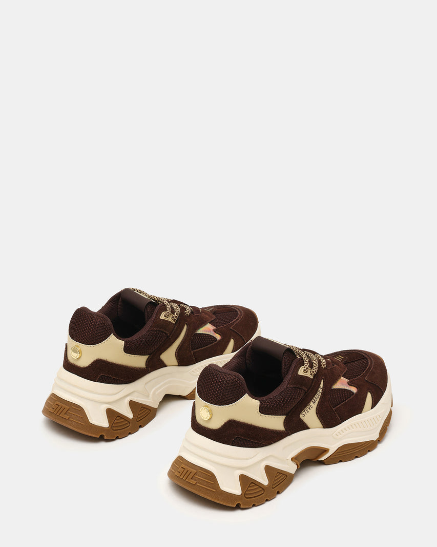 Ample Chocolate Brown Suede - view 3