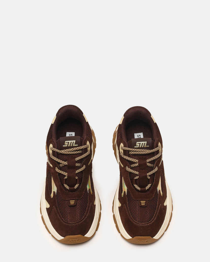 Ample Chocolate Brown Suede - view 4