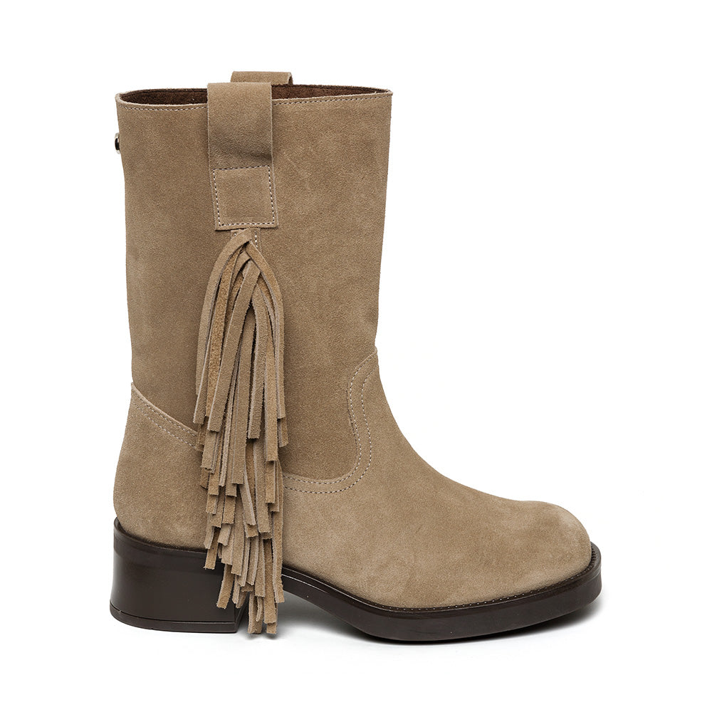 Benedict-F Taupe Suede