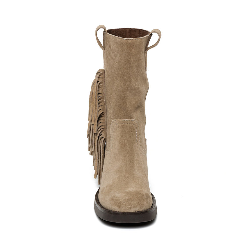 Benedict-F Taupe Suede