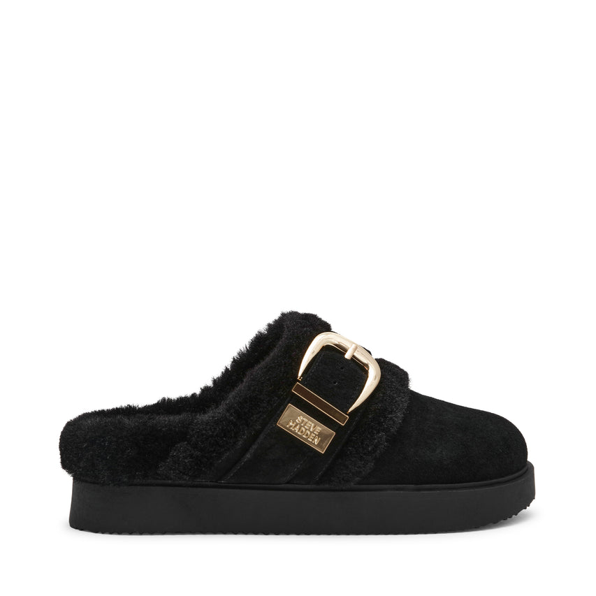 Cozy Up Black Suede