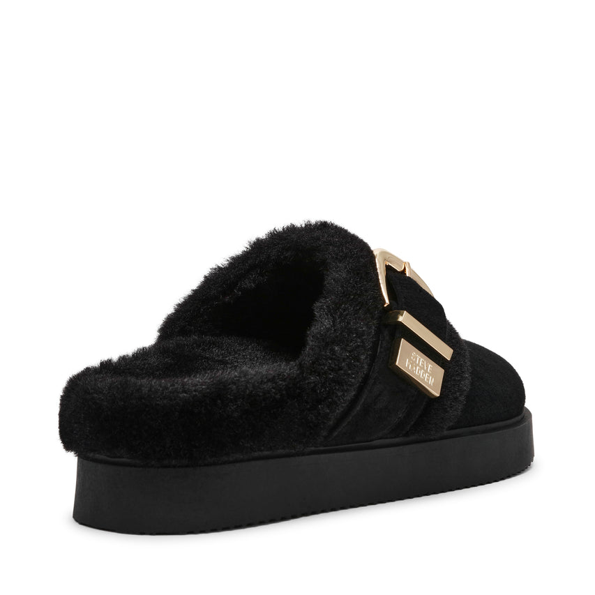 Cozy Up Black Suede