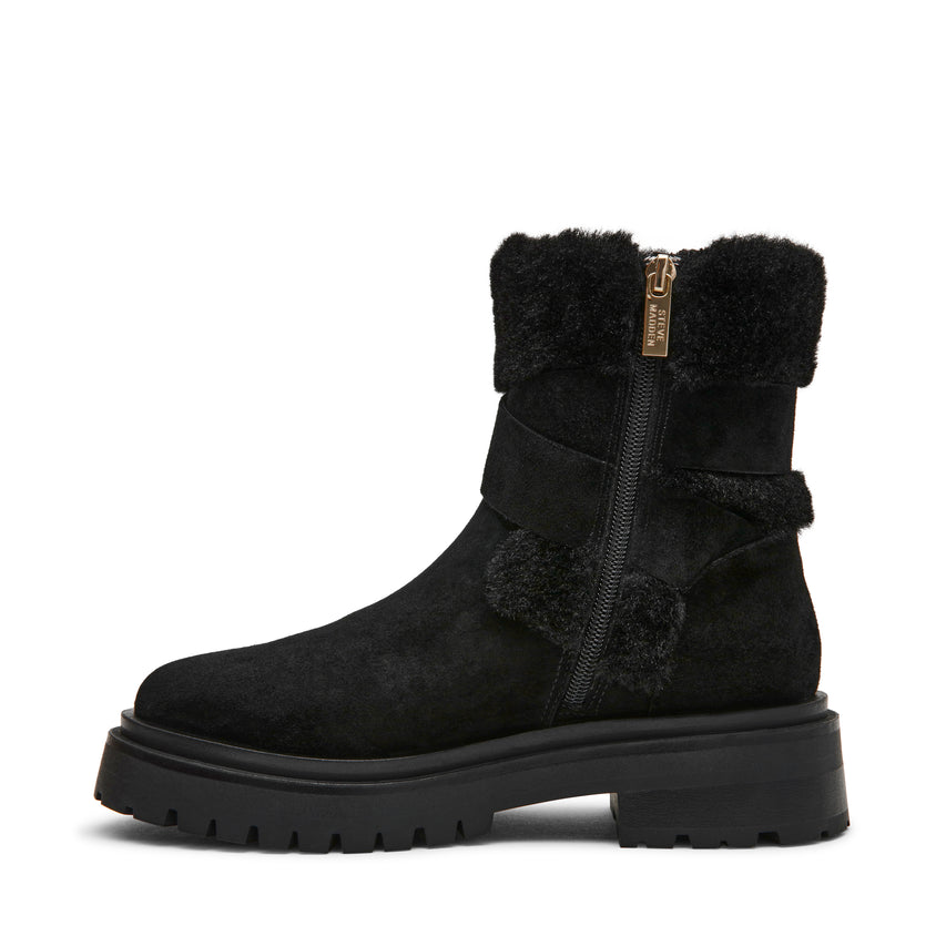 Lodge Black Suede