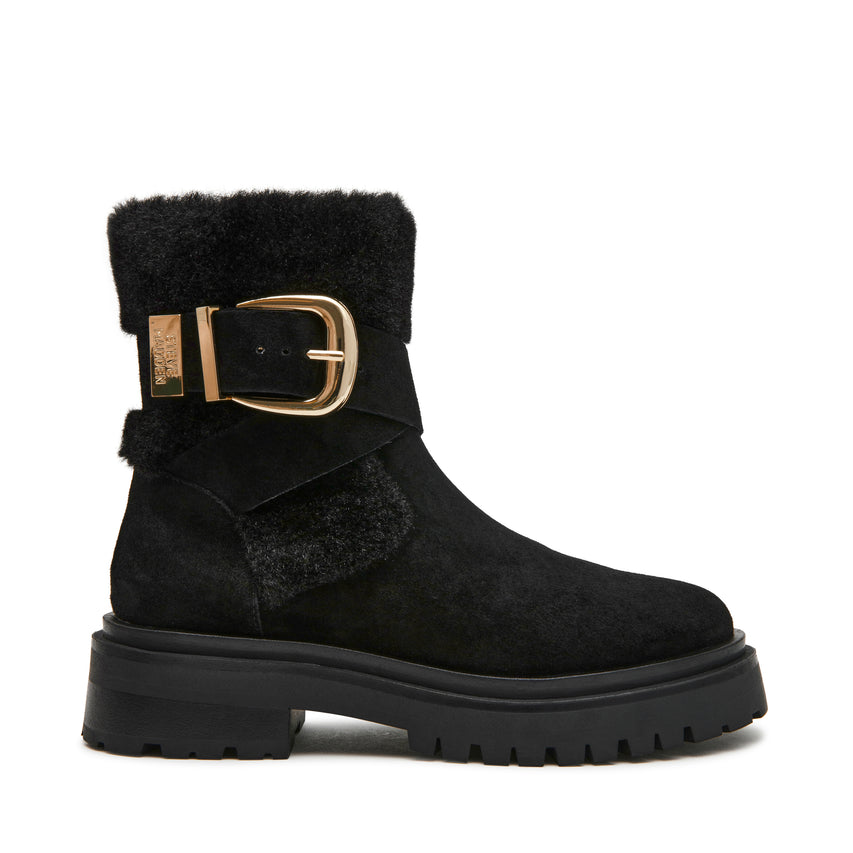 Lodge Black Suede