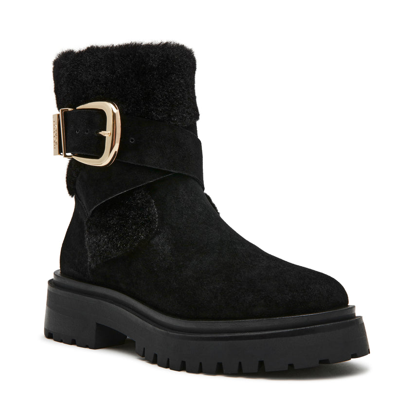 Lodge Black Suede
