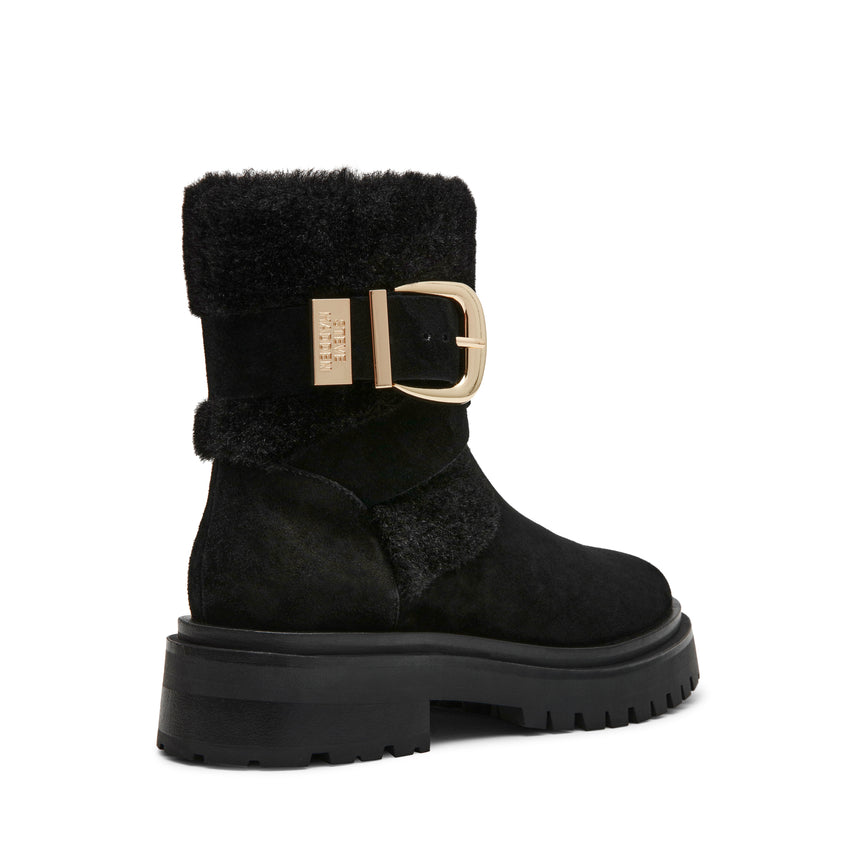 Lodge Black Suede