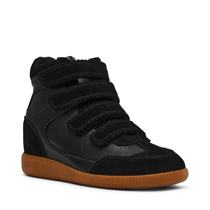 Mustang Black Suede